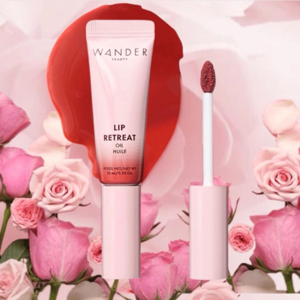 🟢 3/$19! Wander Beauty Lip Retreat Oil in Spring Break (Warm Rose) 10mL *BNIB!